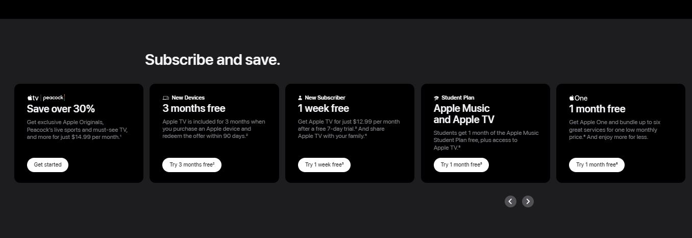 Apple TV pricing on January 16, 2026