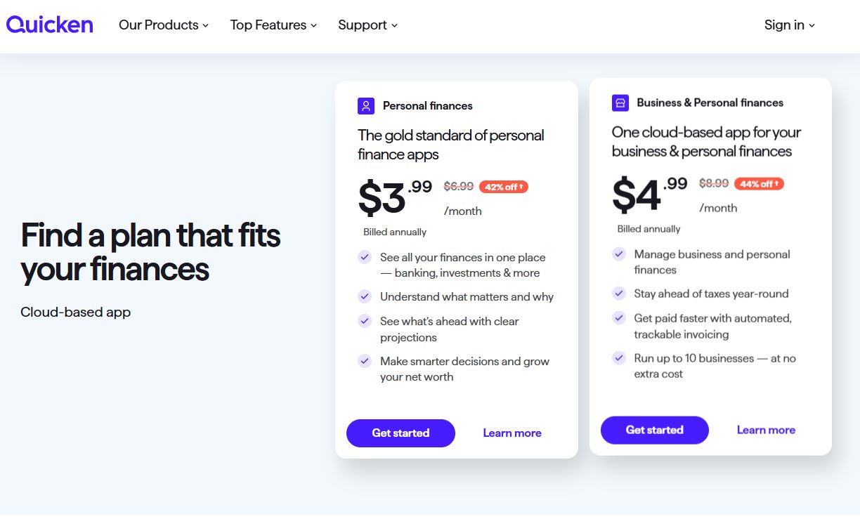Quicken pricing on January 14, 2026