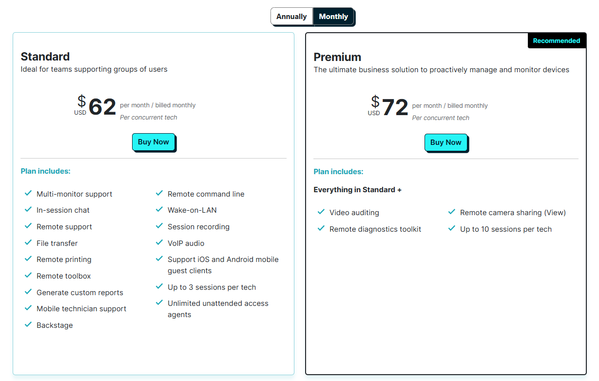 ScreenConnect pricing on January 30, 2026