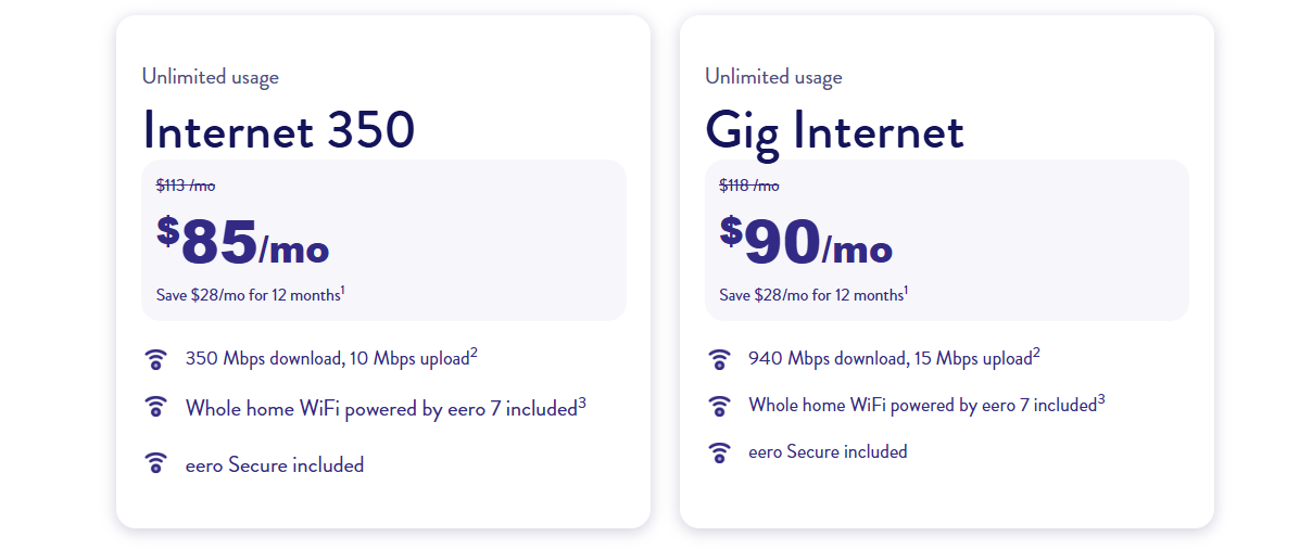 Eastlink Internet pricing on February 10, 2026