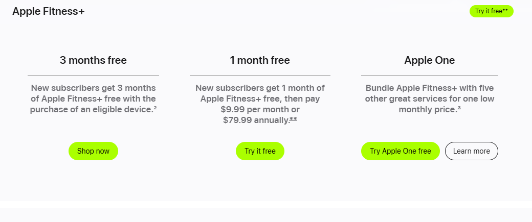 Apple Fitness Plus pricing on July 23, 2026