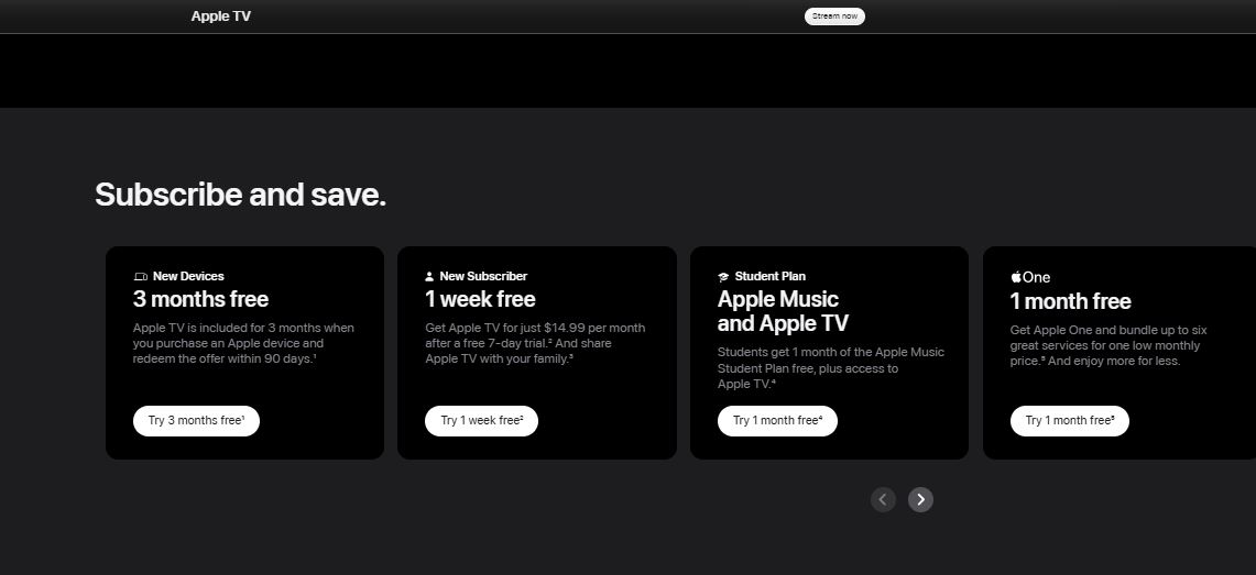 Apple TV pricing on August 29, 2026