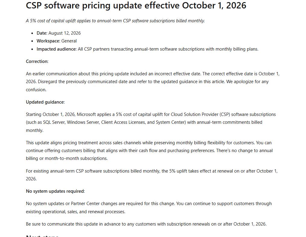 Microsoft 365 pricing changes discussion image