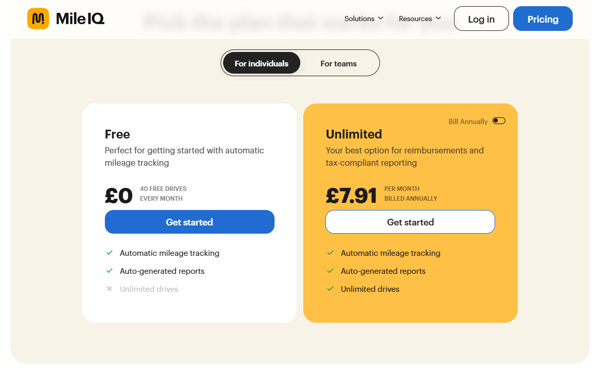 MileIQ pricing on September 16, 2026