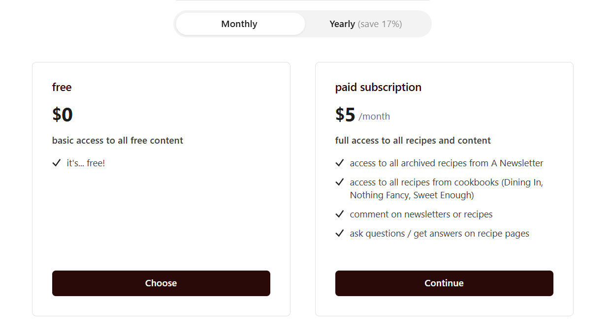 Alisone Roman Membership pricing on June 18, 2026