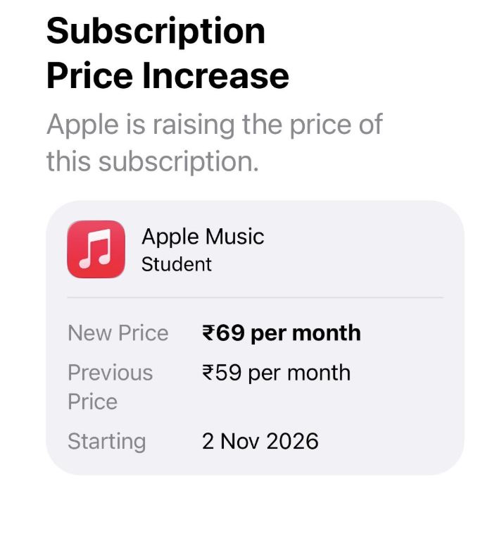 Apple Music pricing changes discussion image