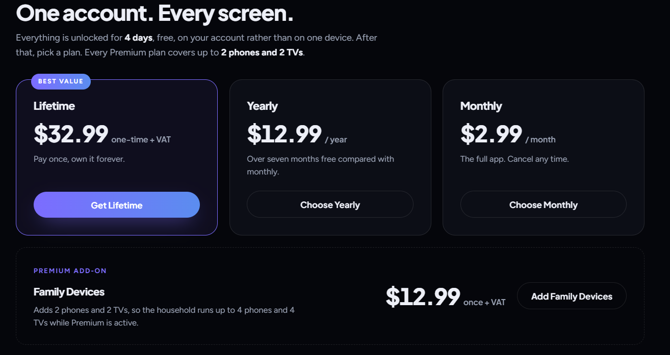 IPTV Deck pricing on October 17, 2026