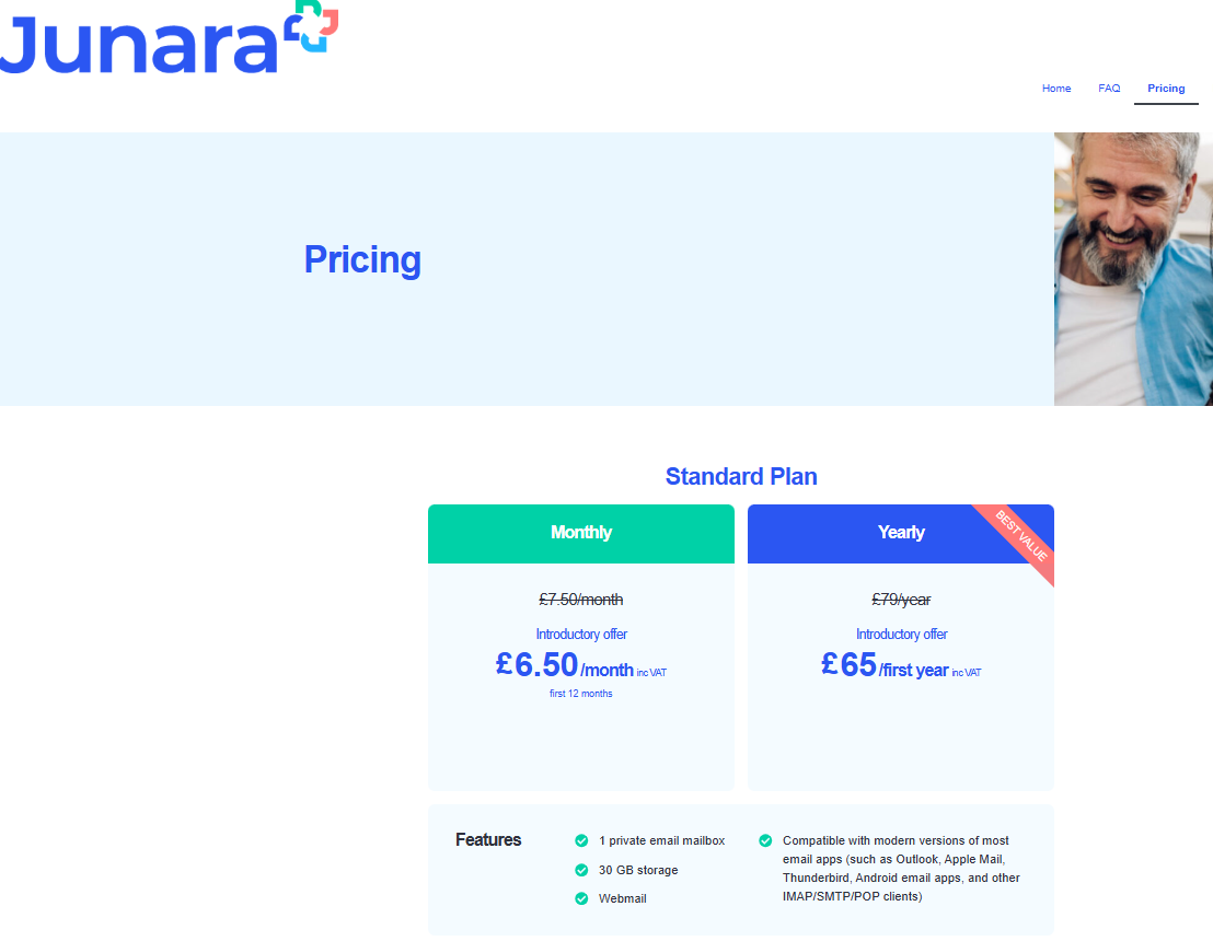 Junara pricing on October 11, 2026
